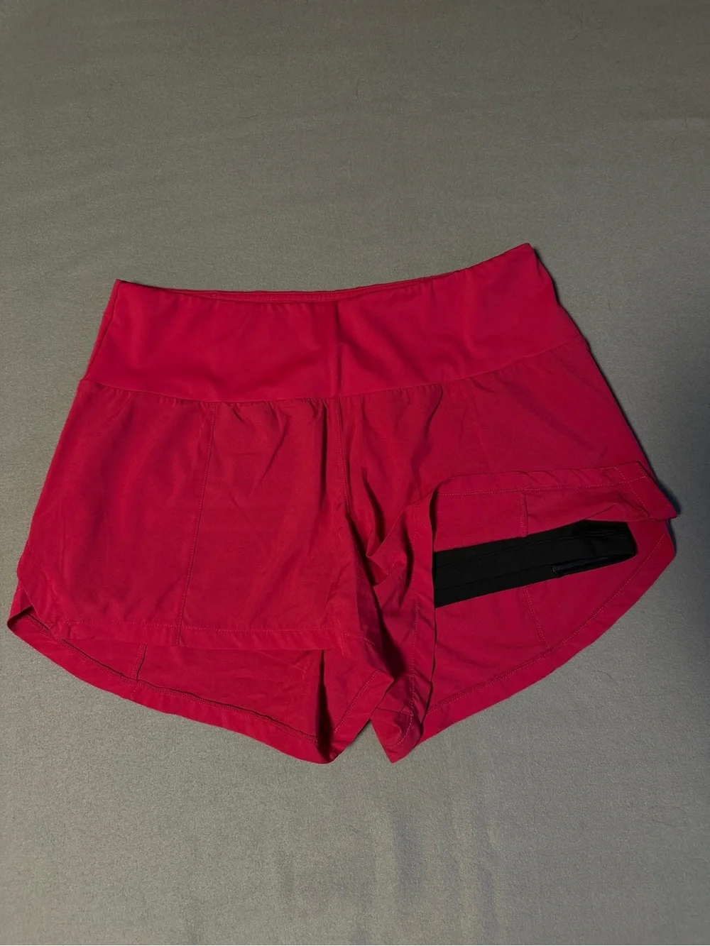 Women's Vibrant Pink Athletic Shorts with Pocket